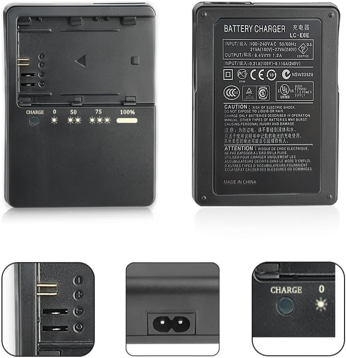 Camulti Lc E6E Lc E6 Battery Charger Fast Charging For Canon Lp E6Nh Lp E6N Lp E6 Battery Eos 70D 60D 5D Mark Iii 5D Mark 6D