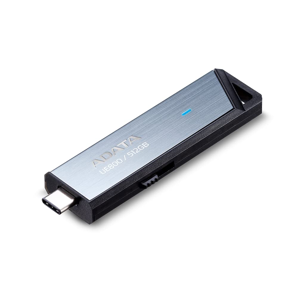 ADATA UE800 USB Flash Drive 128GB, Silver, W129189160 (Silver)