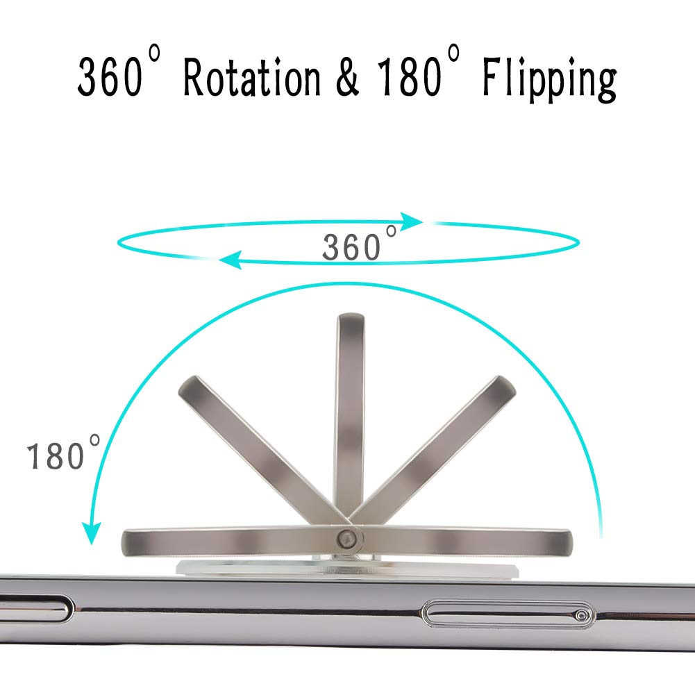 4 Pack Phone Ring Holder 360 Rotation Finger Stand Grip Kickstand For Smartphones And Tablets (Turtle)