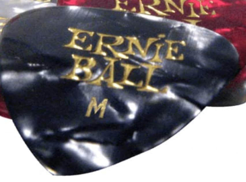 Ernie Ball Guitar Picks, Medium, Assorted Perloid, 24 Pack (P09166)