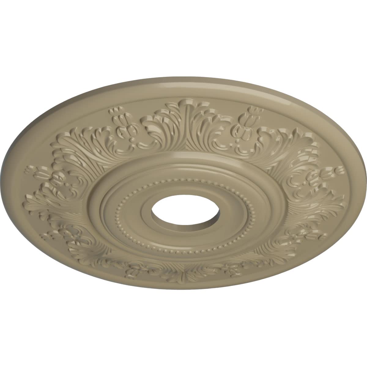 Ekena Millwork Cm20Vigdf Vienna Ceiling Medallion, 20''Od X 3 1/2''Id X 1 1/2''P, Hand Painted Gobi Desert