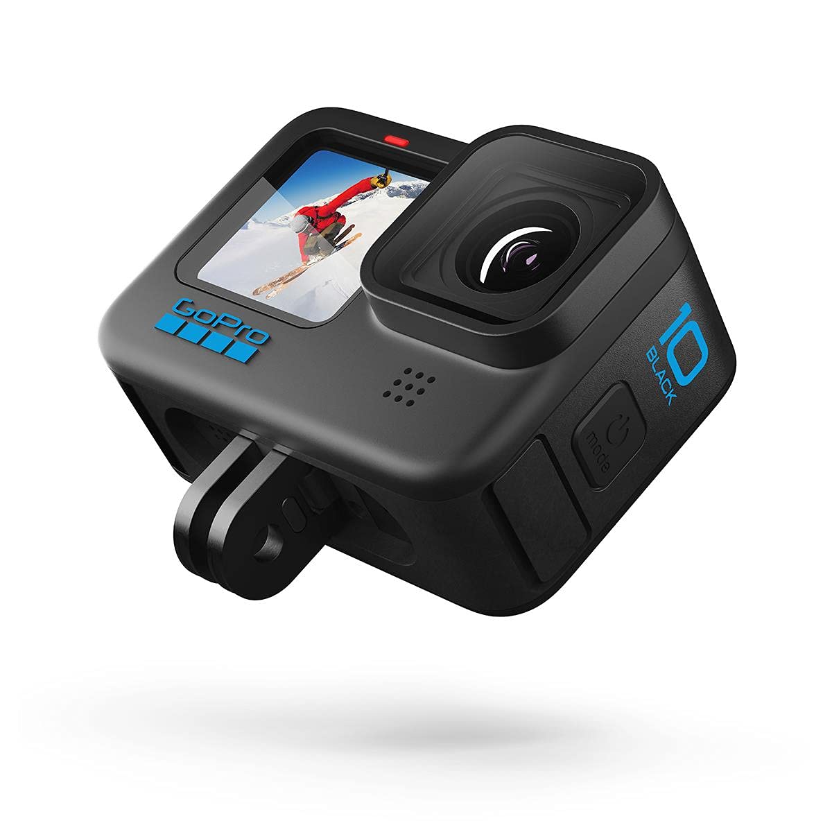 GoPro HERO10 Black - Waterproof Action Camera with Front LCD and Touch Rear Screens, 5.3K60 Ultra HD Video, 23MP Photos, 1080p L
