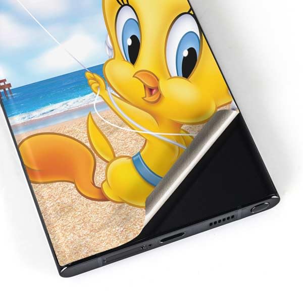 Skinit Decal Phone Skin Compatible With Galaxy S23 Ultra   Officially Licensed Looney Tunes Tweety Bird Ipod Design