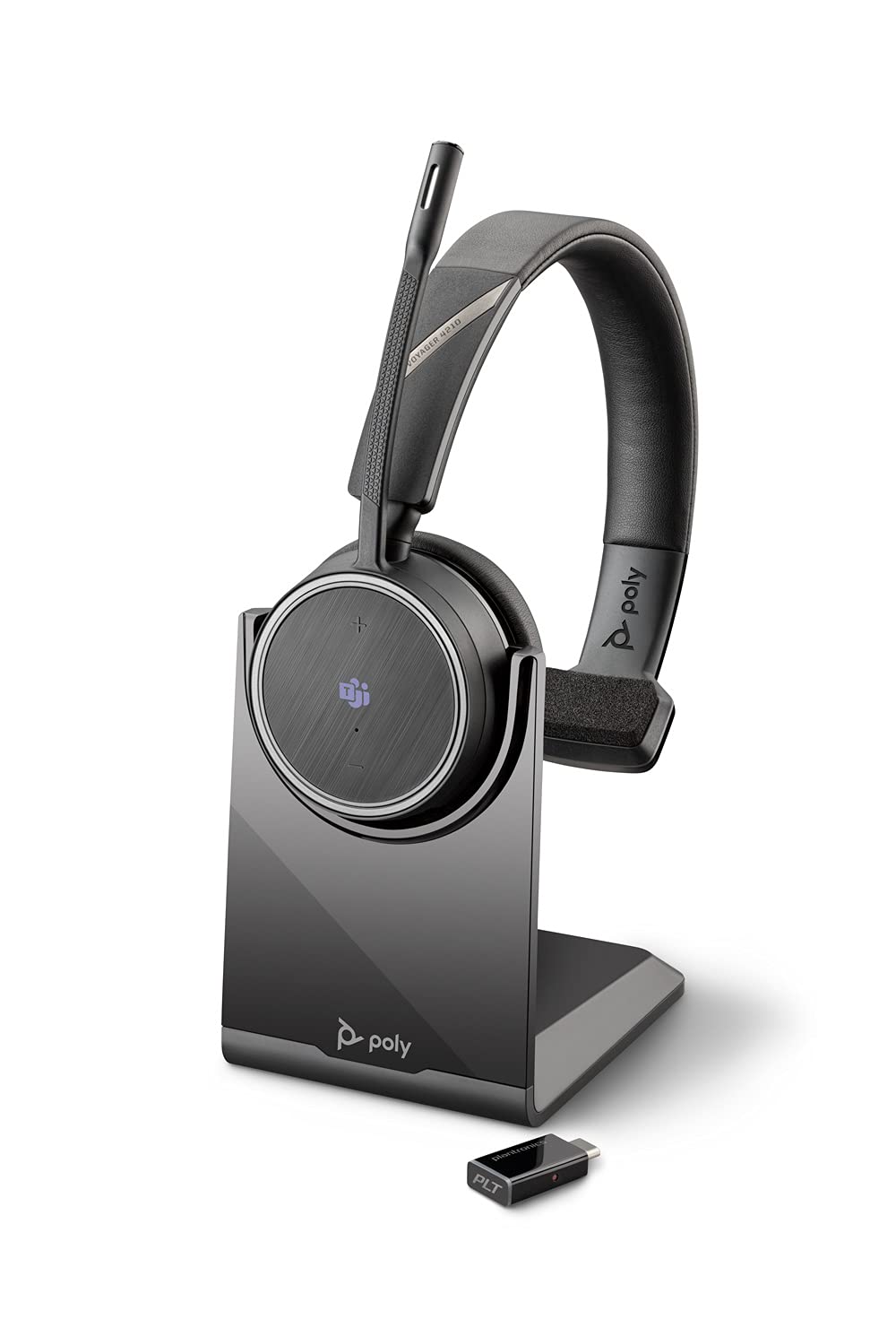 Plantronics Voyager 4210 UCBT600 Charge Stand UC MS Teams USB-C Cable WW