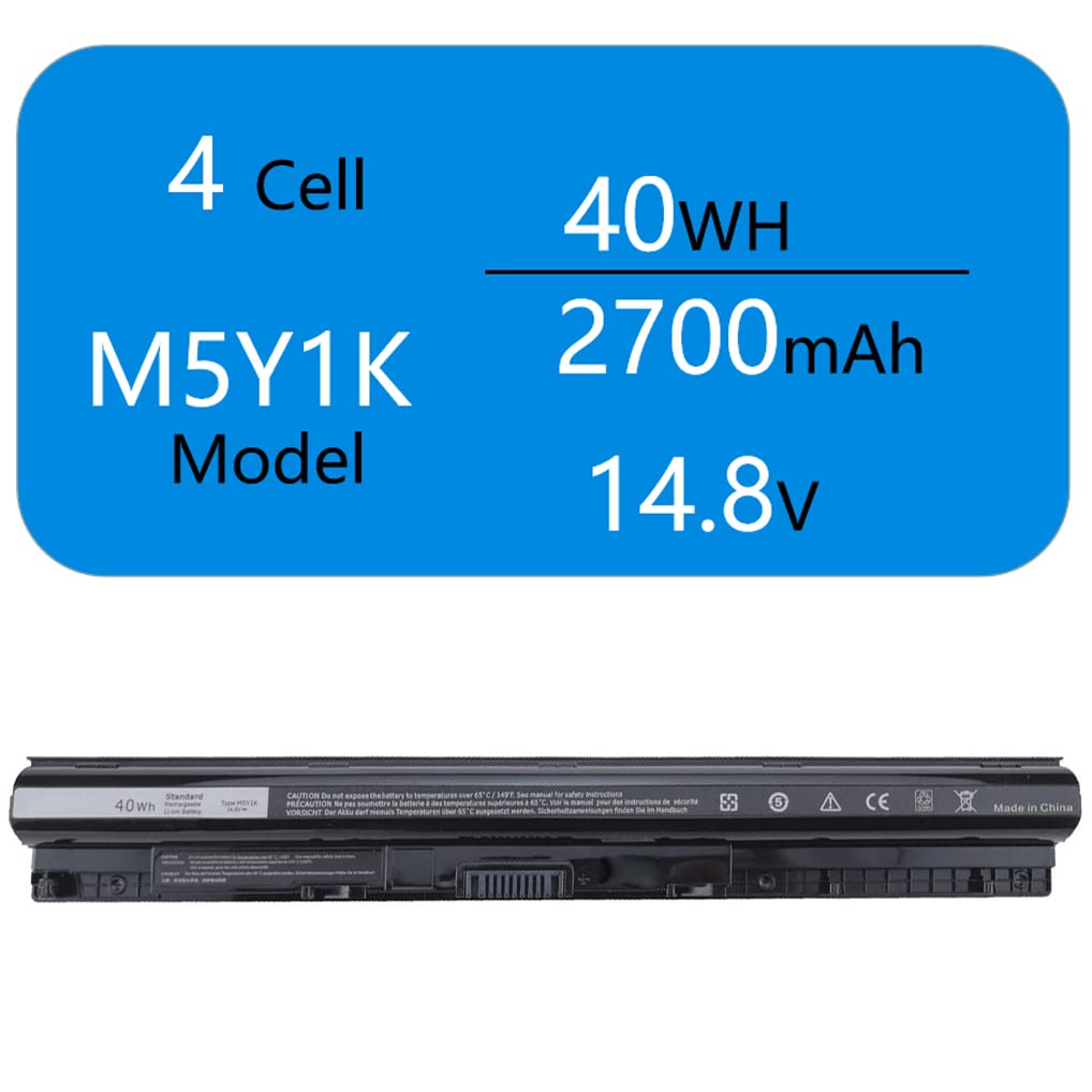 M5Y1K 40Wh 14.8V Laptop Battery For Dell Inspiron 14 15 17 Inch Series 3451 3452 3467 3551 3552 3565 3567 5458 5459 5551 5552 55