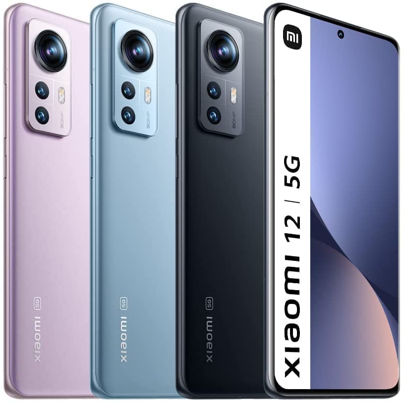 Xiaomi 12 5G + 4G Lte 128Gb + 8Gb Snapdragon 8 Gen 1 Global Unlocked 50Mp Pro Grade Camera (Tmobile Mint Tello Global) + (W/Fast