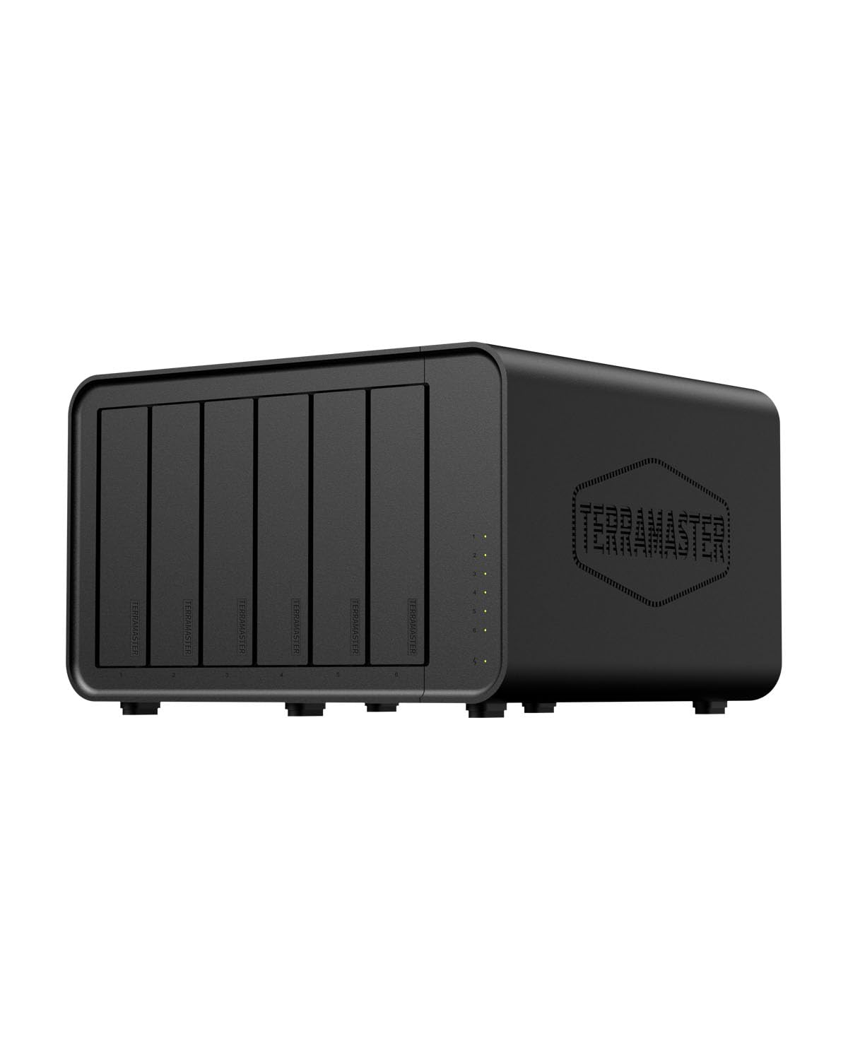 Terramaster F6 424 Nas Storage 6Bay   N95 Quad Core Cpu, 8Gb Ddr5 Ram, Dual 2.5Gbe Ports, Network Attached Storage With High Per