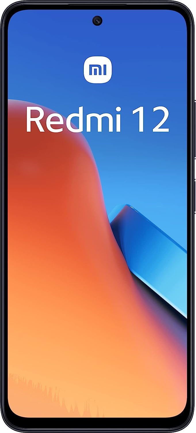 Xiaomi Redmi 12 4G Lte (128Gb + 4Gb) Factory Global Unlocked 6.67 50Mp Triple Camera (For Tmobile Mint Tello Global) (Sky Blue)