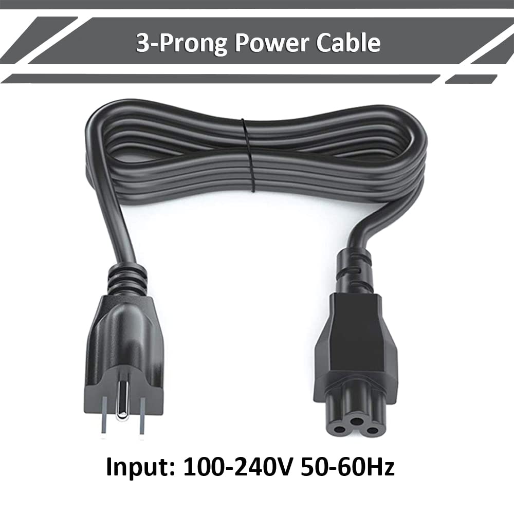65W Type C Charger Fit For Dell Latitude 12 13 5179 5285 5289 5290 5295 5590 5300 7569 7490 7480 7400 7370 7390 E7370, 2 In 1 Se