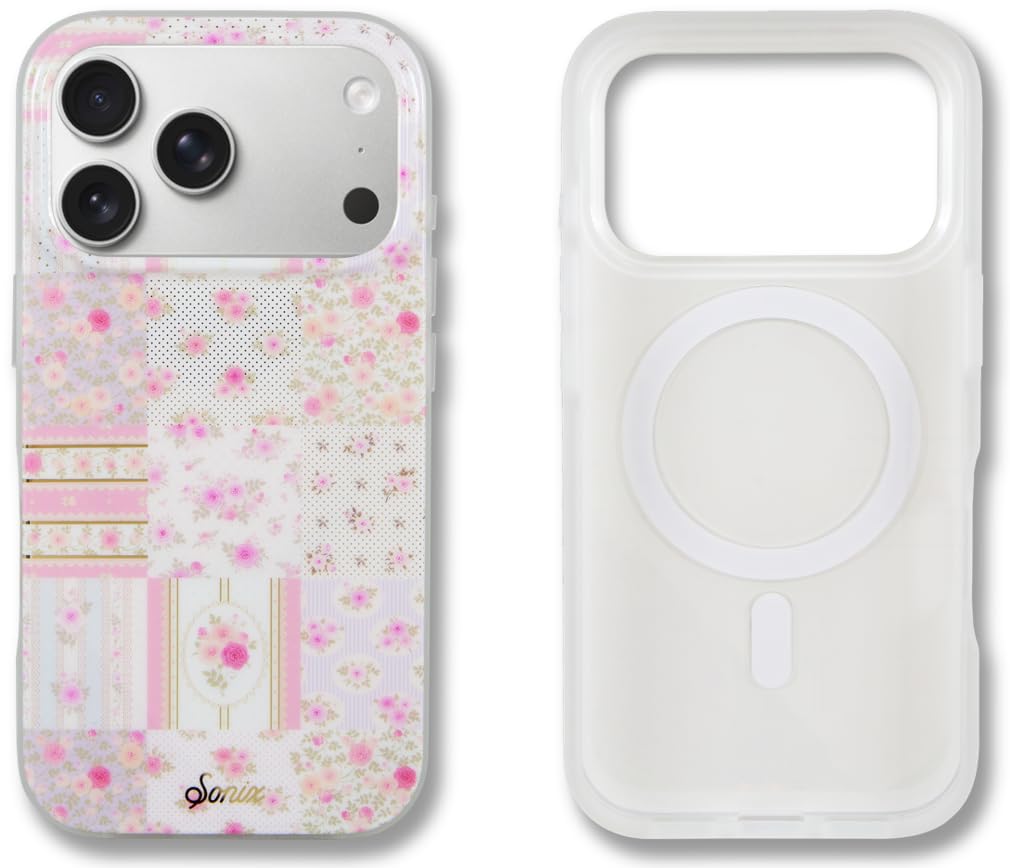 Sonix Case for iPhone 17 Pro | Compatible with MagSafe | 10ft Drop Tested | Patchwork Cottage