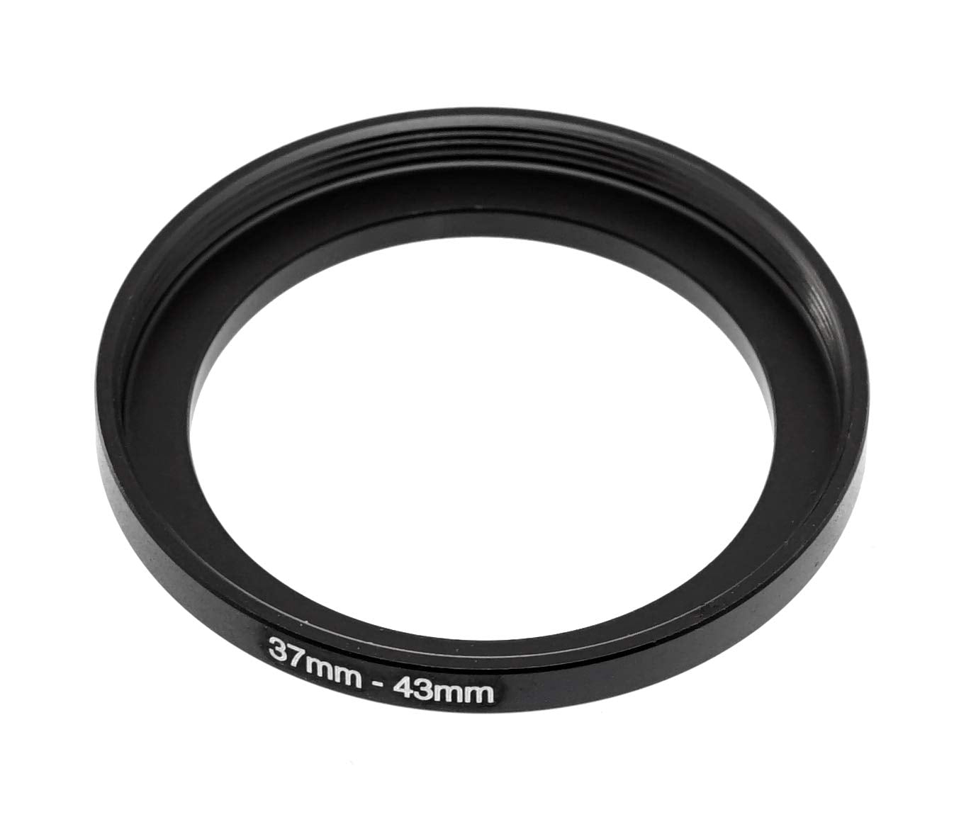 (2 Pcs) 37-43Mm Step-Up Ring Adapter, 37Mm To 43Mm Step Up Filter Ring, 37Mm Male 43Mm Female Stepping Up Ring For Dslr Camera L