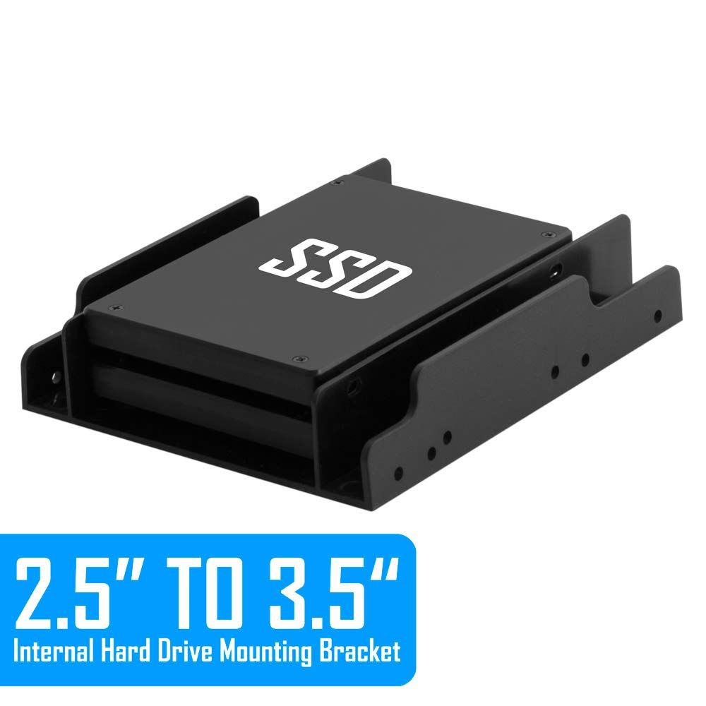 Kingwin Ssd Hard Drive Mounting Kit Internal, Convert Any 2 X 2.5    Solid State Drive/Hdd Into A 3.5 Inch Drive Bay. Mounting S