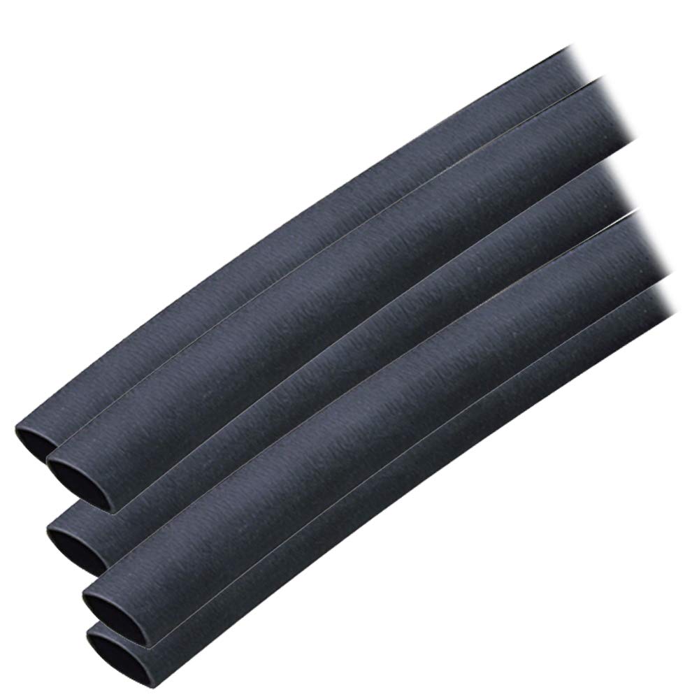 Ancor 304106 Marine Grade Electrical Adhesive Lined Heat Shrink Tubing (3/8-Inch Diameter, 6-Inches Long, Black, 5-Pack),WBIASB000NI1NOG