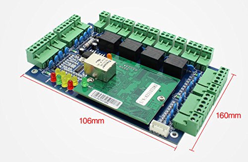 Professional 4 Doors Tcp/Ip Network Wiegand 26/34 Bit Access Control Board Panel Access Controller