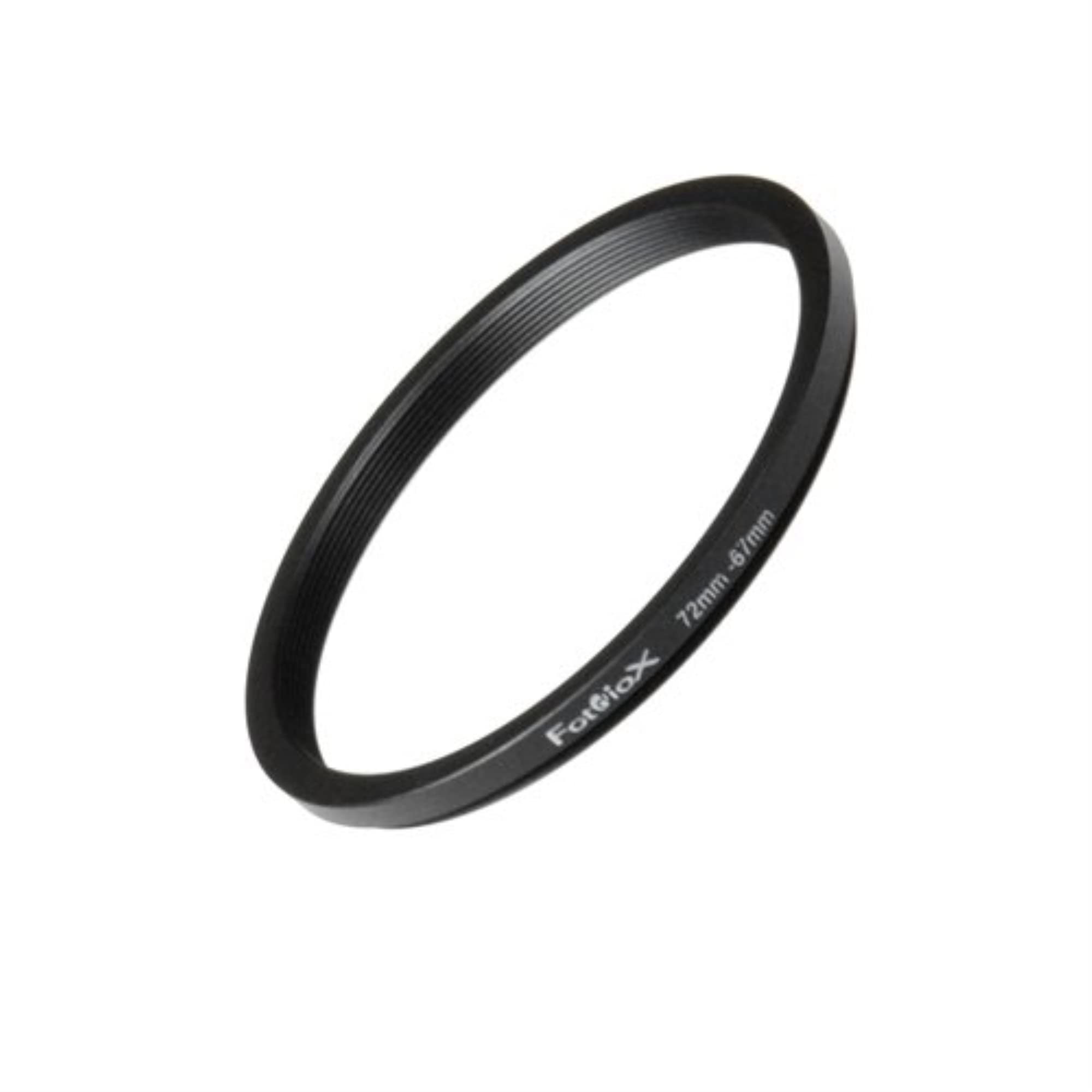 Fotodiox Metal Step Down Ring, Anodized Black Metal 72Mm 67Mm, 72 67 Mm