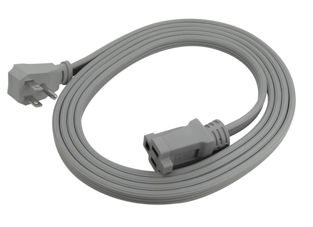Prime EC680509L 4/3 SPT-3 Air Conditioner Extension Cord, 9 Feet, Gray