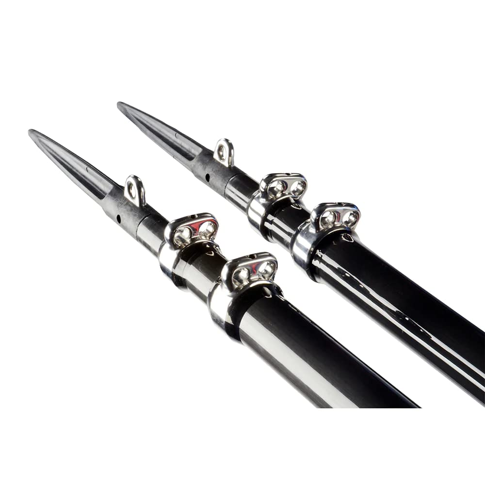 C.E. Smith Gen3 Carbon Fiber Outriggers - Black - 22 - Pair