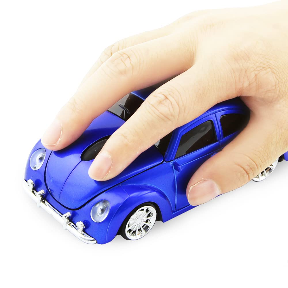 Usbkingdom 2.4Ghz Wireless Mouse Cool 3D Sport Car Shaped Ergonomic Optical Cordless Mice With Usb Receiver For Pc Laptop Comput