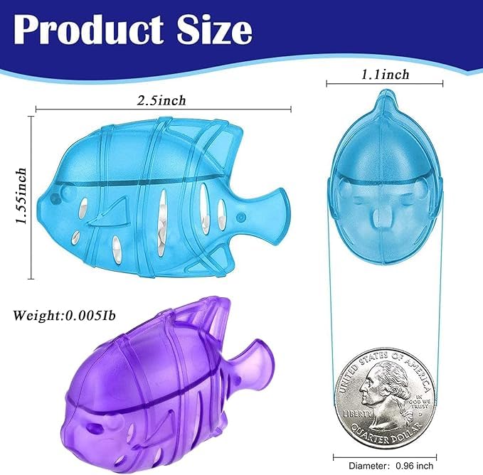 Humidifier Cleaner, Humidifier Cleaning Fish For Humidifiers & Fish Tanks, Purifies Water, Prevents Hard Water Build Up, Elimina