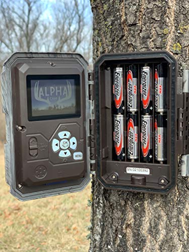 Alpha Cam Outdoor Hunting Trail Camera 24Mp 1080P Ip67 Waterproof Scouting Cam With Ultra Fast Trigger Speed, 2.4'' Color Viewsc