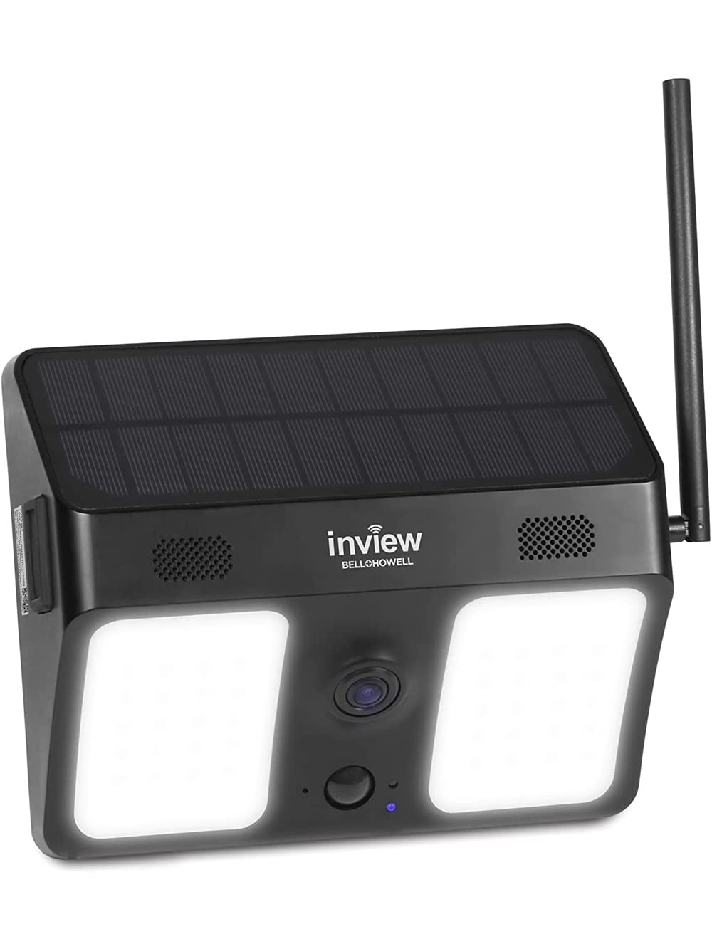 Bell + Howell InView BHSLC1 1080p Outdoor Solar Floodlight Camera (Black)