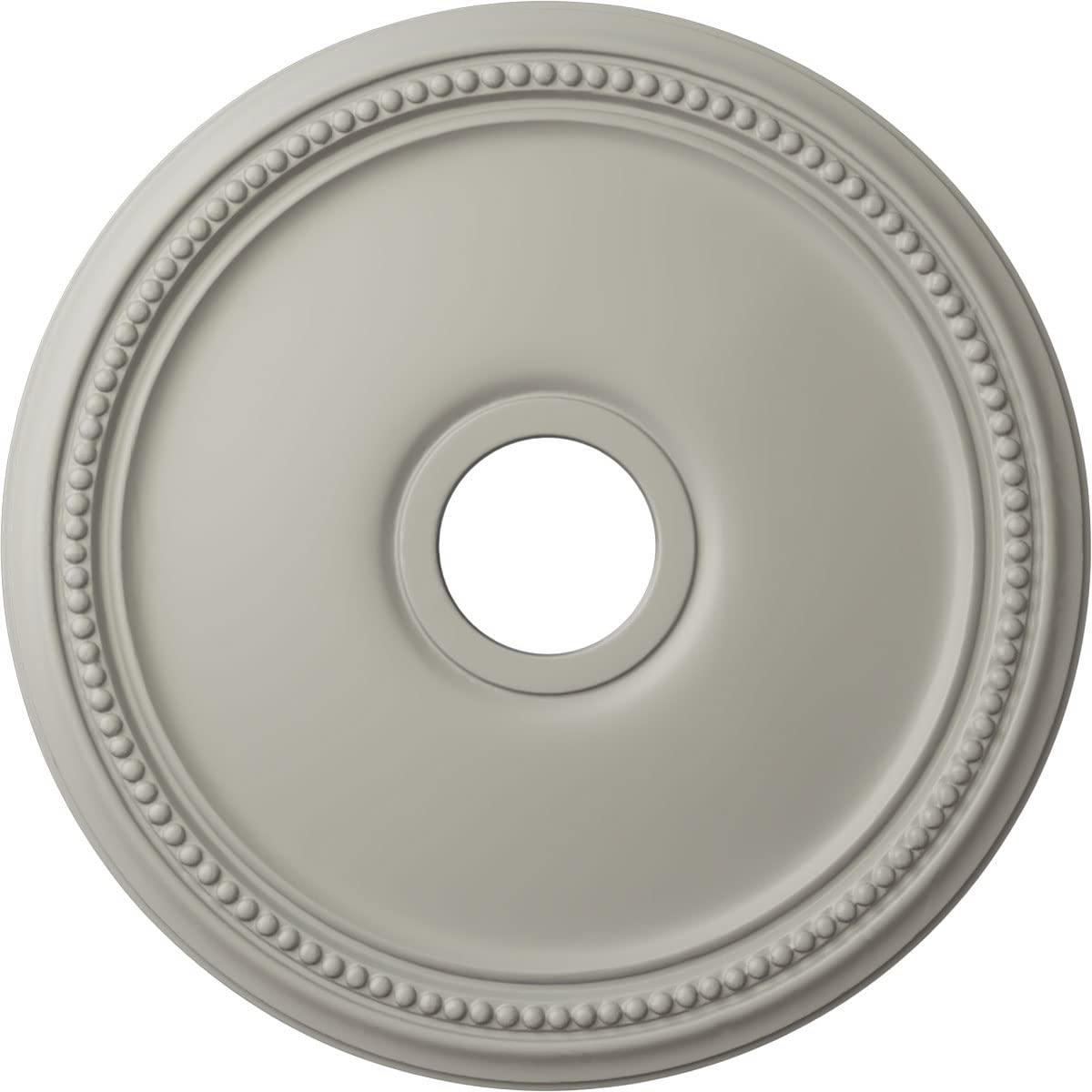 Ekena Millwork CM18DIPCF Diane Ceiling Medallion, 18OD x 3 5/8ID x 1 1/8P (Fits Canopies up to 5 3/8), Hand-Painted Pot of Cream