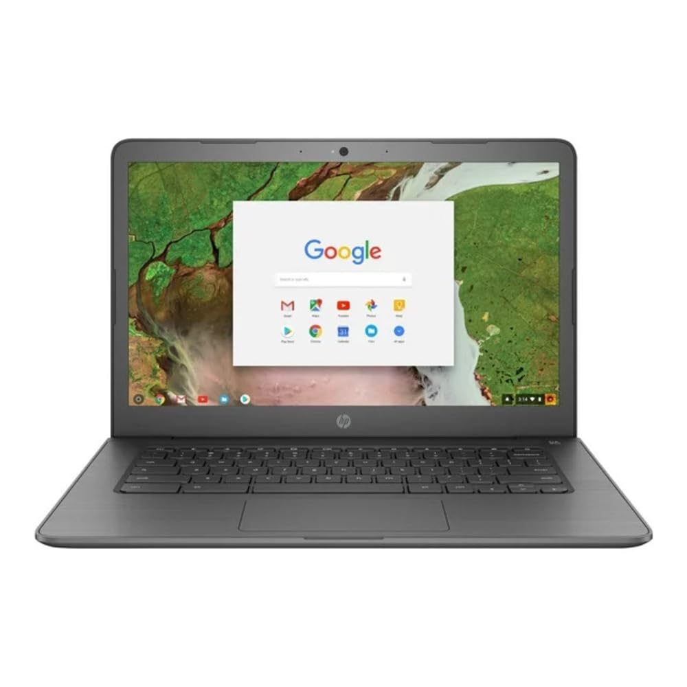 HP 14 inch Chromebook HD Touchscreen Laptop PC (Intel Celeron N3350 up to 2.4GHz, 4GB RAM, 32GB Flash Memory, WiFi, HD Camera, Bluetooth, Up to 10 hrs Battery Life, Chrome OS , Black)
