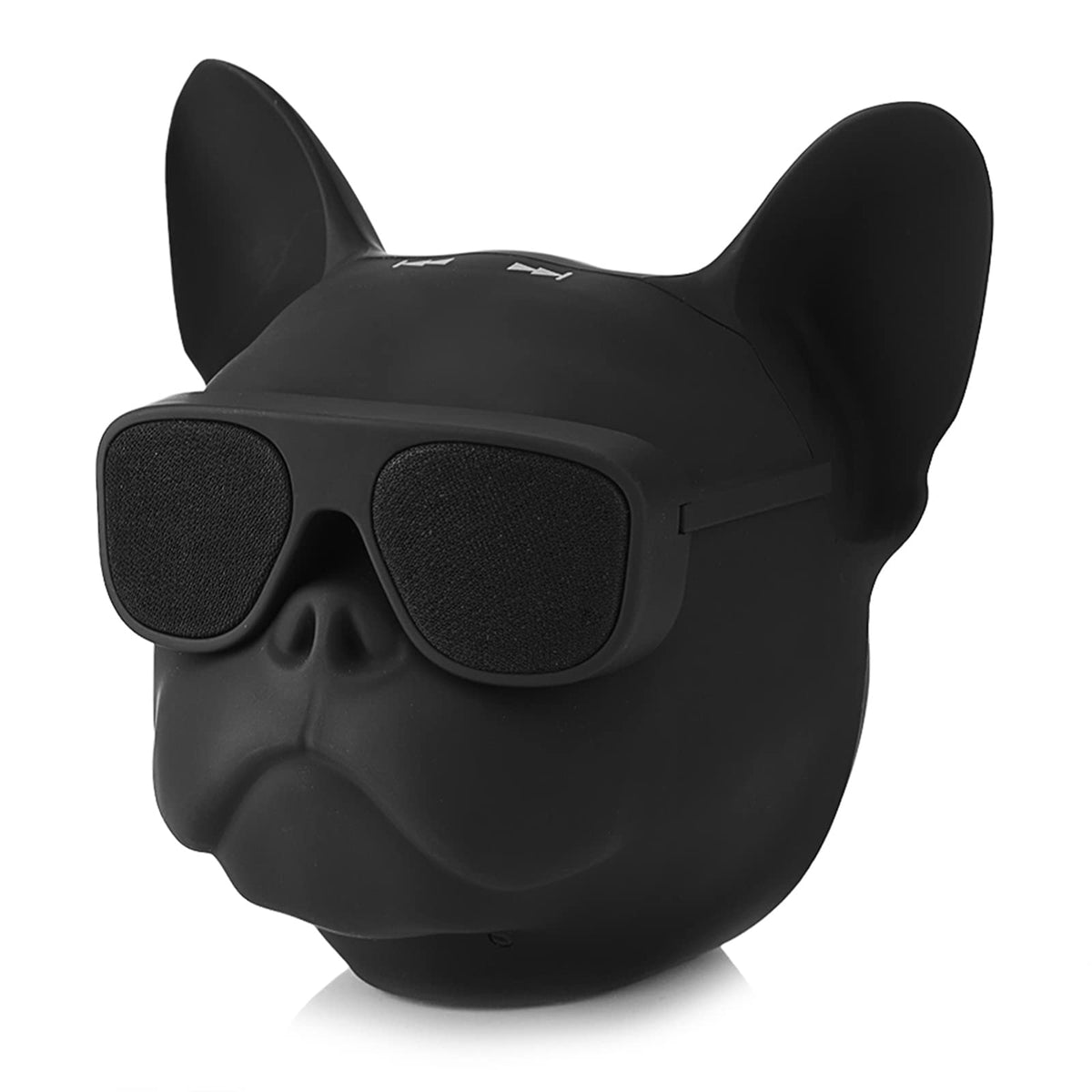 Portable Bluetooth Speaker, French Bulldog 10W Stereo Sound Music Player Bluetooth 4.1 Speaker With 32G Extension, Radio Function, Support Voice Command, Built In Battery