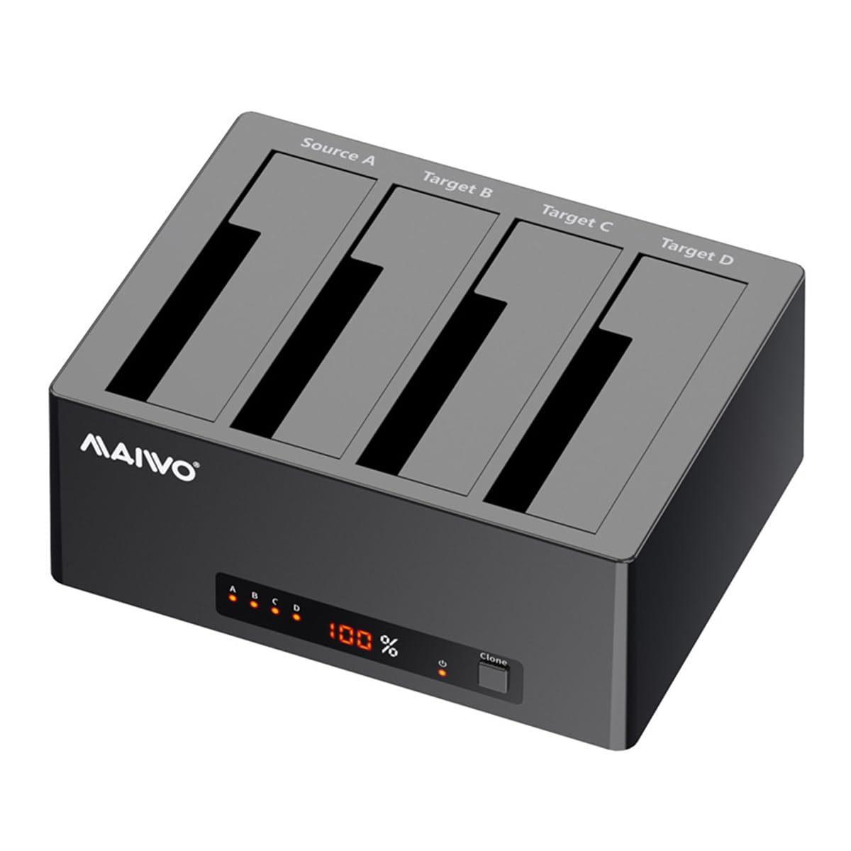 Maiwo 4 Bay Hard Drive Docking Station With Offline Clone For 2.5 3.5 Inch Sata Hdd Ssd, Usb 3.0/Esata 5Gbps Speed With Uasp, 88Tb Capacity, External Hard Drive Duplicator Cloner