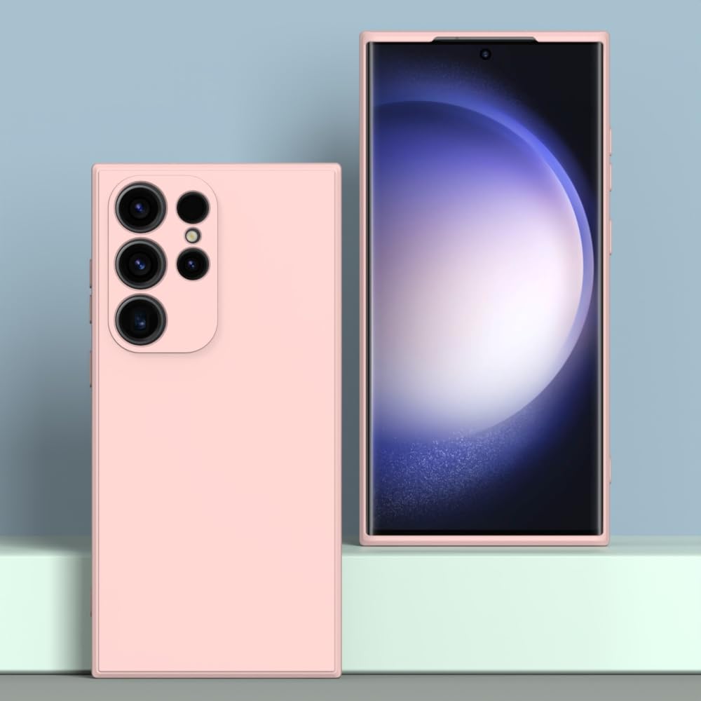 Wogroo For Samsung Galaxy S23 Ultra Case Pink, Scratch Resistant With Soft Touch, Slim Thin Phone Cover For Samsung Galaxy S23 U