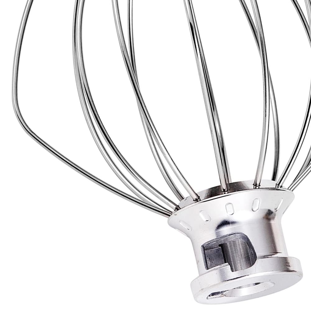 INFIAURO Wire Whip for KitchenAid KSM150 Artisan Stand Mixer - Stainless Steel Whisk Attachment for Tilt-Head Mixers