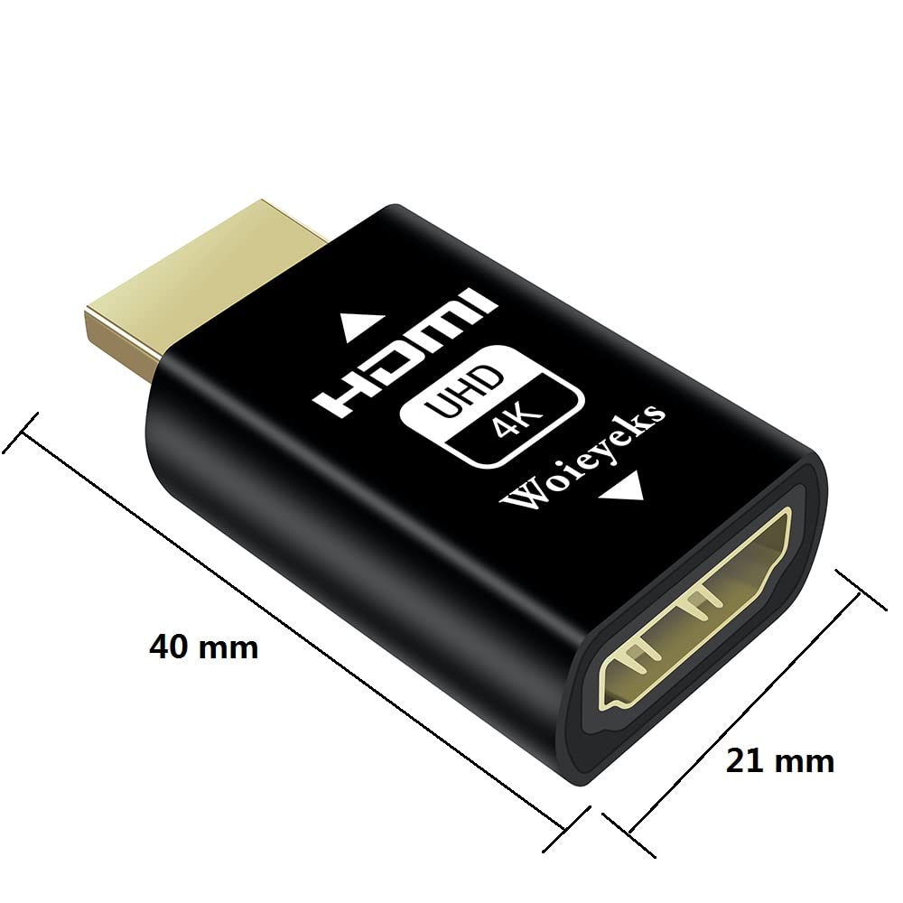 Woieyeks 4K Hdmi Edid Emulator Passthrough  Default Resolution 1920X1080@60Hz Highest 3840X2160@60Hz   For Mac Thunderbolt To Hd