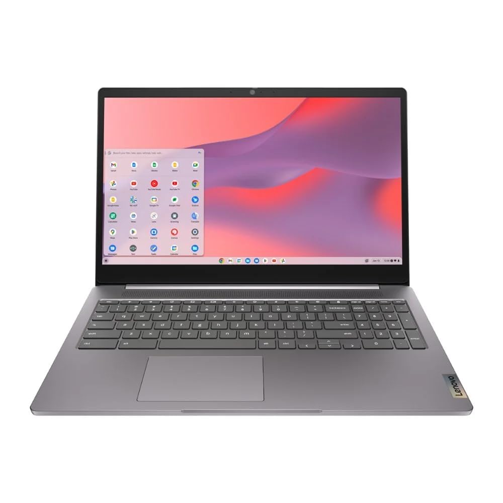 Lenovo IdeaPad 3i Chromebook 15.6 FHD Laptop, Intel Celeron N4500, 4GB Memory, 64GB eMMC, Intel UHD Graphics, Chrome OS, Artic 