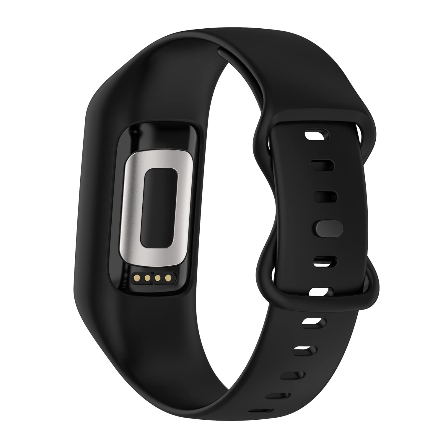 Gheper Soft Watchband Compatible With Fitbit Charge 6, Charge 5, Charge 4, Charge 3/3Se Silicone Wristband All Round Protective