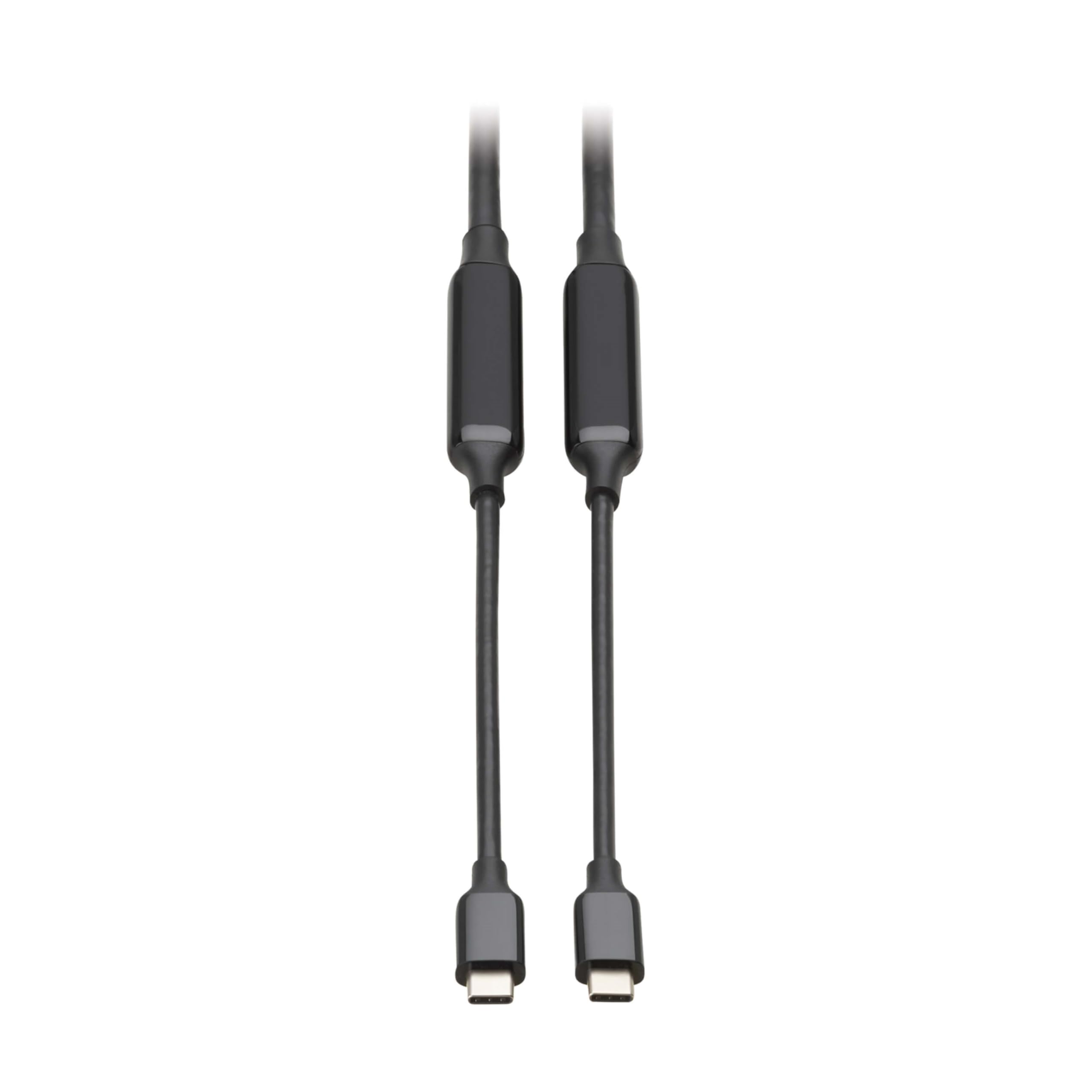 TRIPP LITE Long USB-C Cable, 16.4 Feet / 5 Meters, USB 3.2 Gen 2 (10 Gbps), Full-Function Active Cable for Video, Data Transfer,