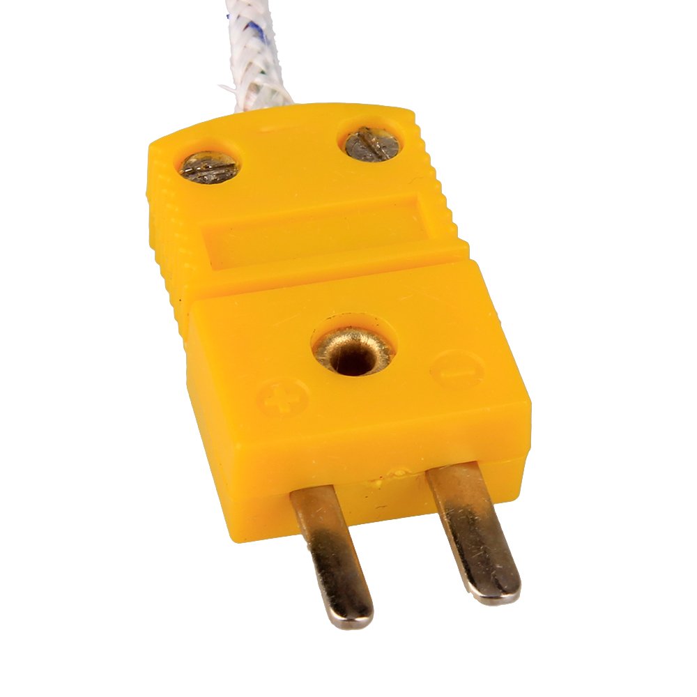 Szzijia 5Pcs 3M K Type Mini Connector Thermocouple Temperature Probe Sensor Measure Range  50~700C