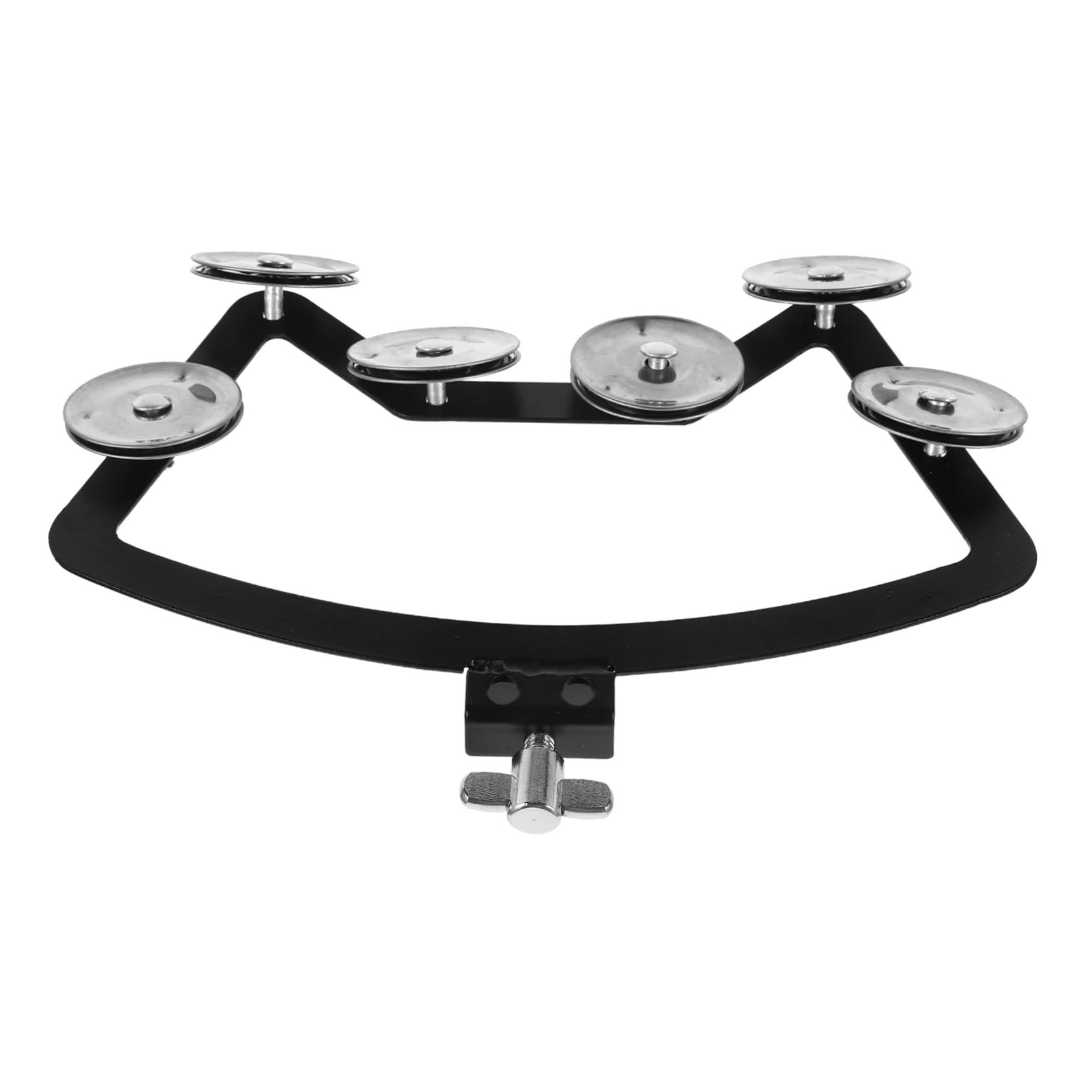 Toddmomy Drum Hand Bell Instrument Beginner Tambourine for Church Wedding Party and Dance Percussion Accessory for Musicians and