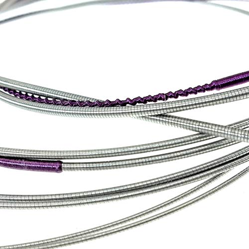 Ghs Strings M3050 4 String Precision Flatwound, Stainless Steel Flat Wound Bass Strings, Long Scale Plus (.045 .105)