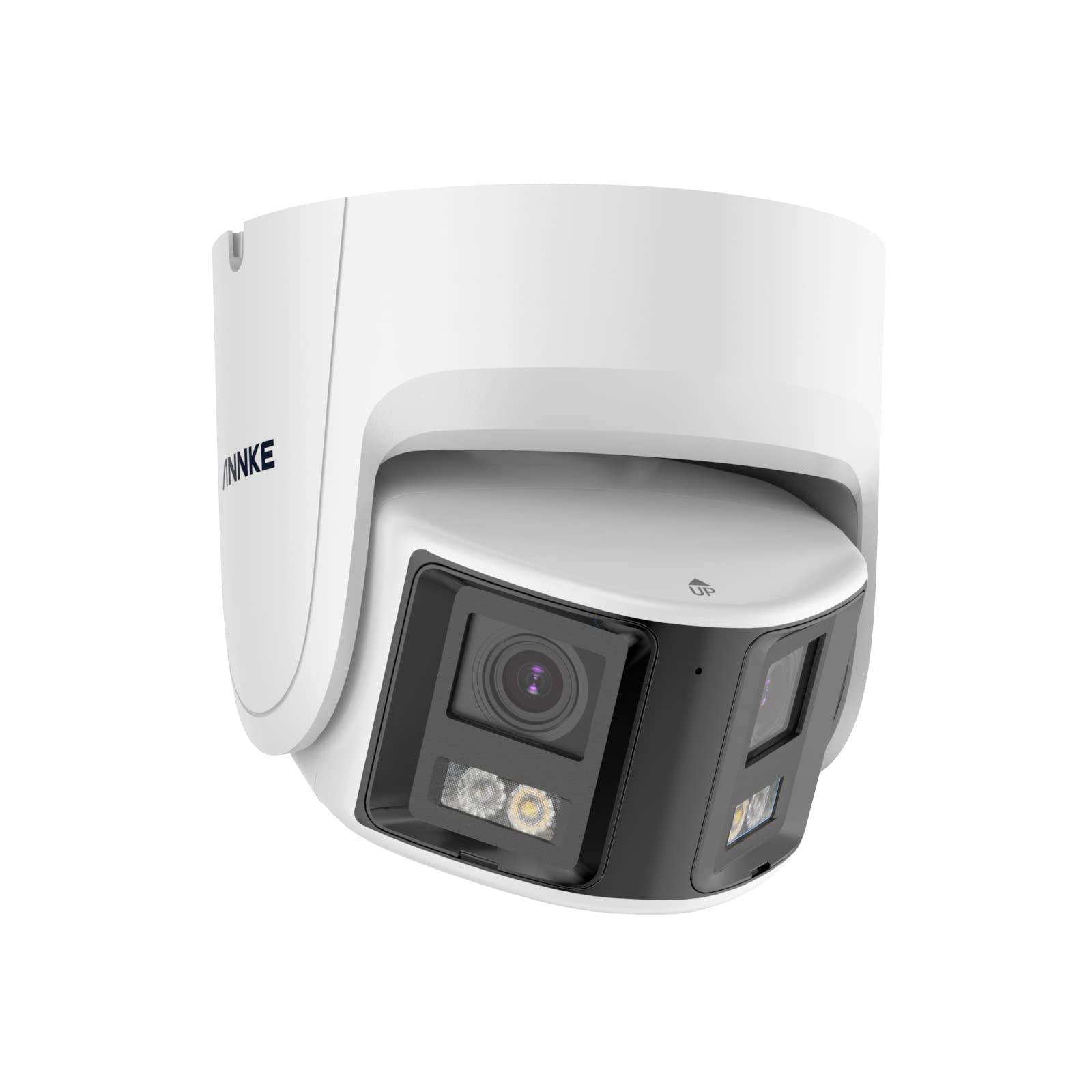 Annke Fcd600 Poe Security Camera Outdoor With Dual Lens 180 Filed Of View, 6Mp Ip Surveillance Camera Support Color Night Vision