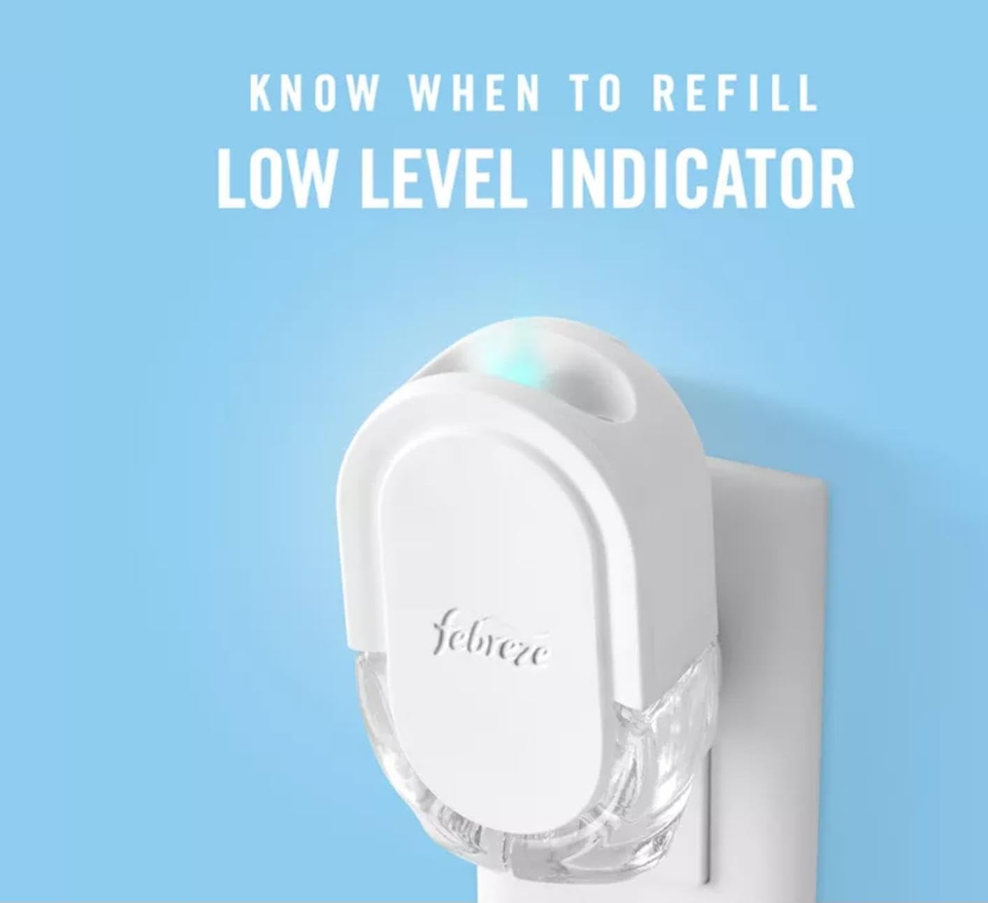 Febreze Origins Fade Defy Plug Air Freshener & Odor Eliminator, Ocean, (1) .87 Fl. Oz. Oil Refill