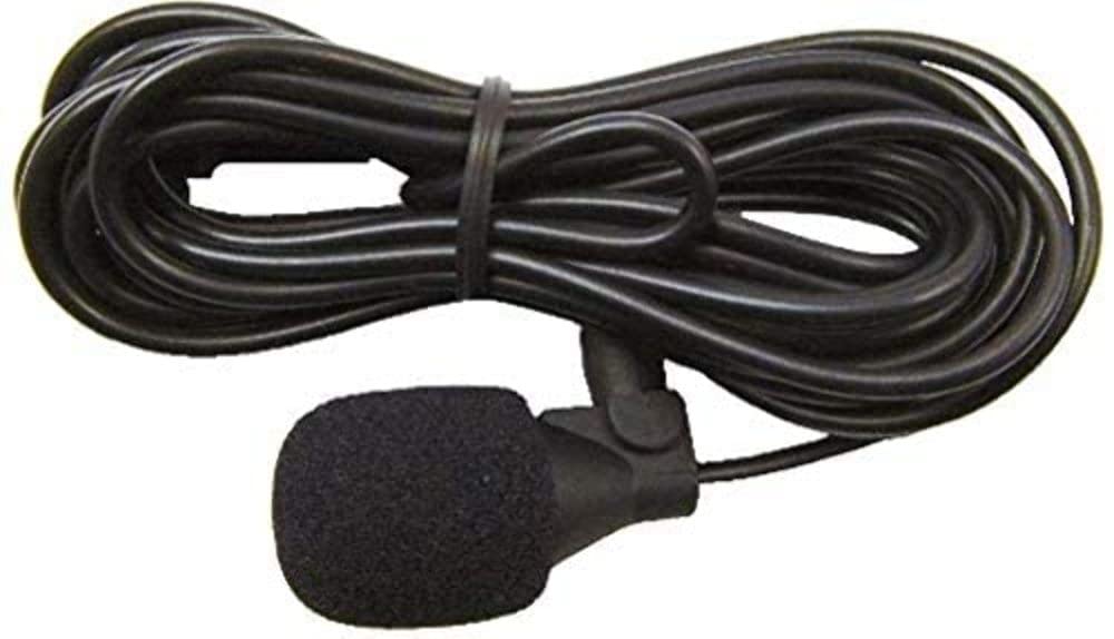 Jensen Jmichfp Omnidirectional Microphone, 12Ft. Cable Length, Locking Connector, Visor Clip And 3M Adhesive Pad Included, Works