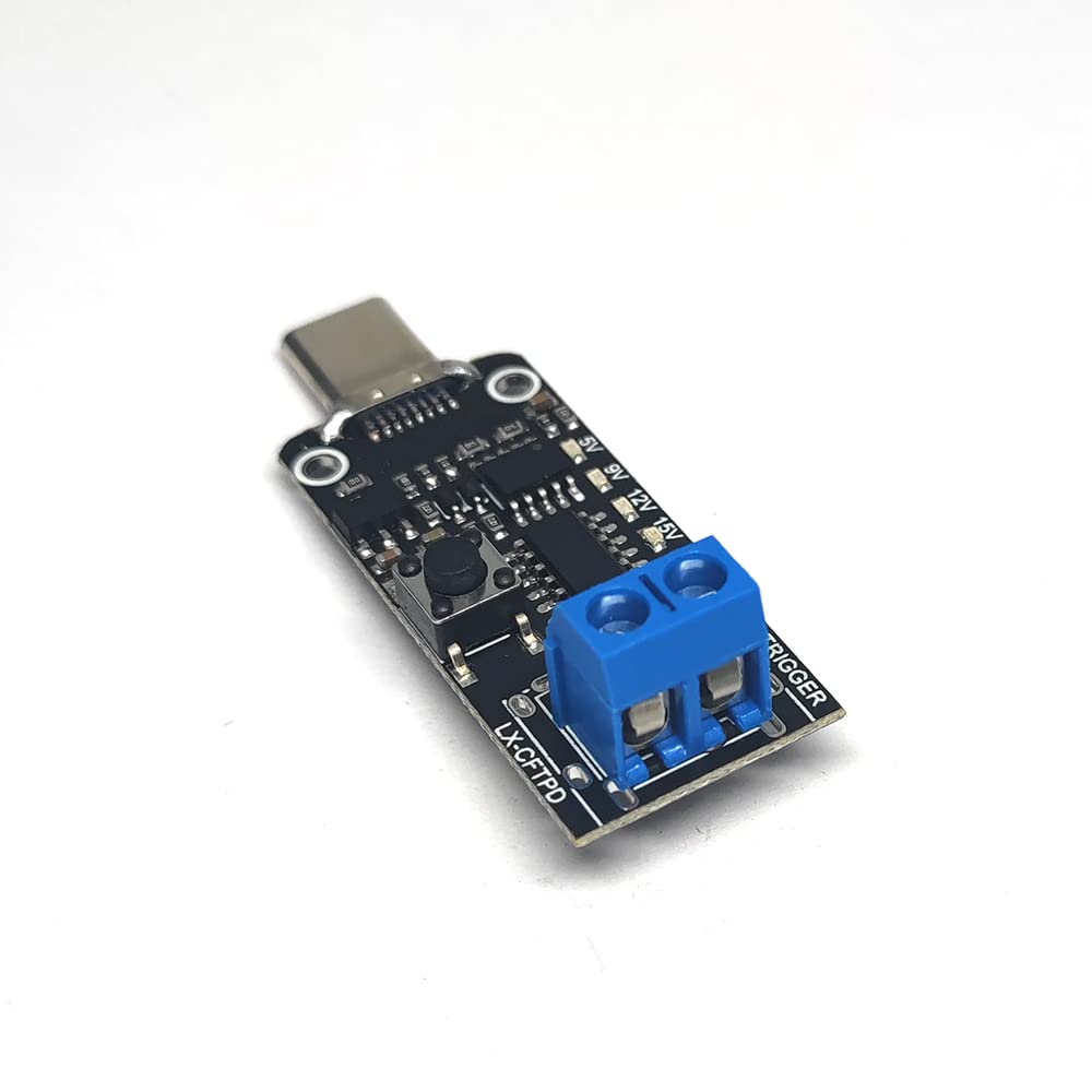 1Pcs Usb C Pd Qc Dc5V 9V 12V 15V 20V Adjustable Voltage Power Trigger Module 5A Type C Male Input