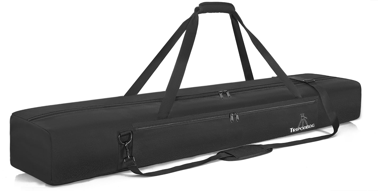 TORIBIO 56.3 Multifunctional Tripod Bag,Heavy Duty Tripod Carrying Case, Tripods Case for Music Stand,Mic Stand, Speakers Stand,