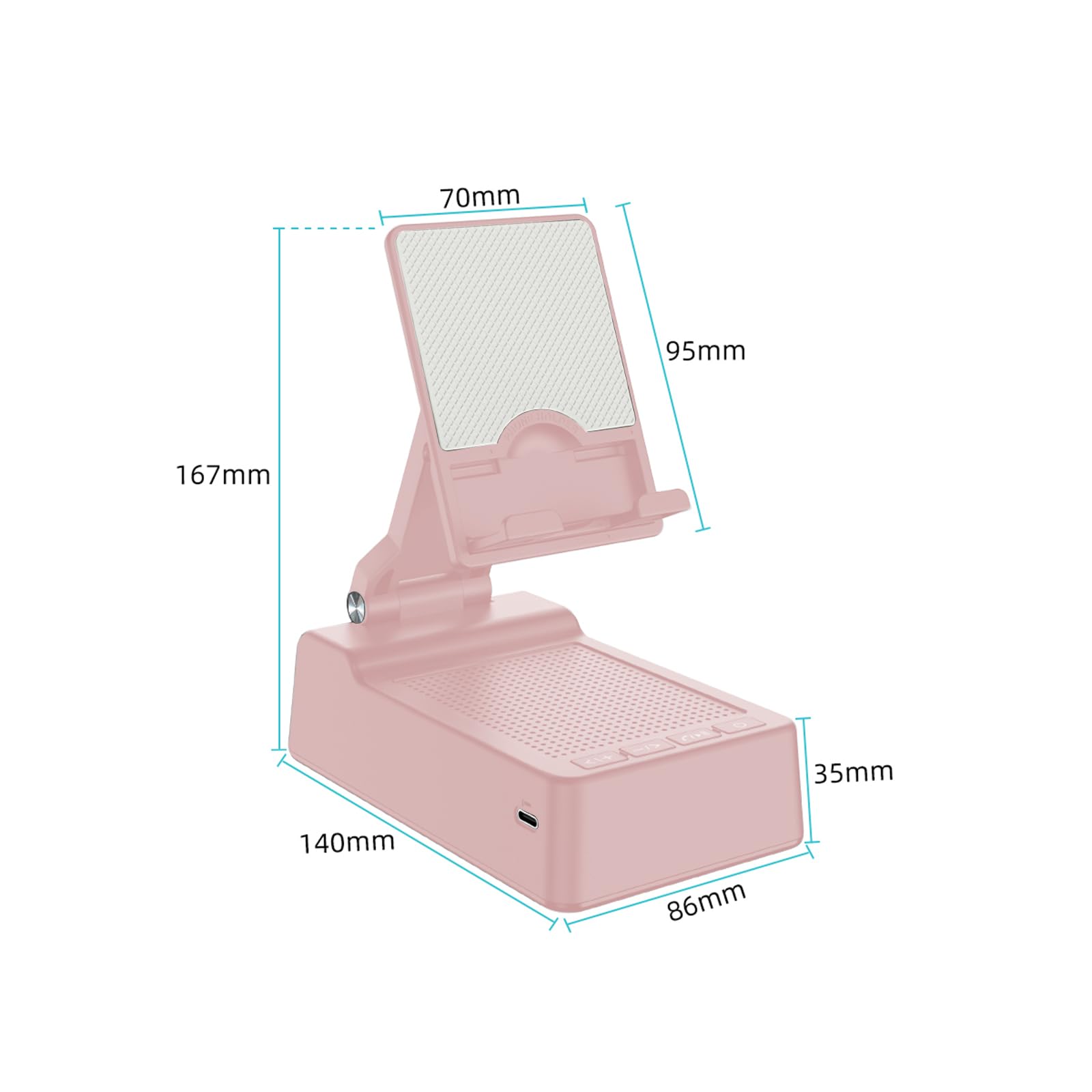 Fanlory Birthday Gifts For Women,Cell Phone Stand With Wireless Bluetooth Speaker And Anti Slip Base Hd Surround Sound For Home