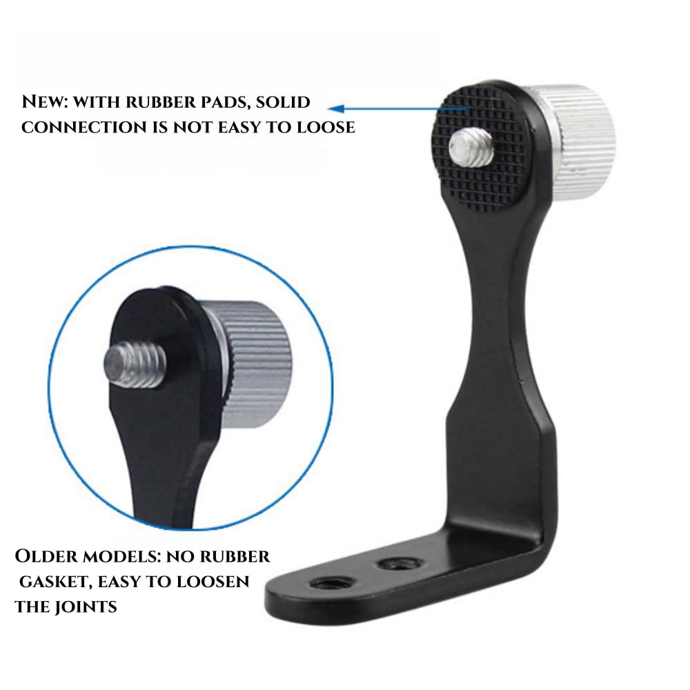 Universal Binocular Adapter, Metal Binocular Tripod Adapter Adaptor Mount Bracket   For Connecting Binoculars To A Tripod, 1/4''