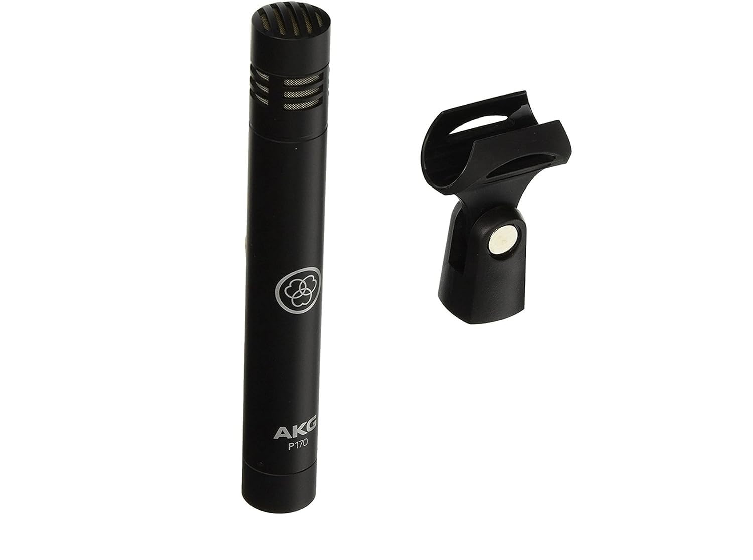 Akg Pro Audio Instrument Condenser Microphone, Xlr, Black (P170)