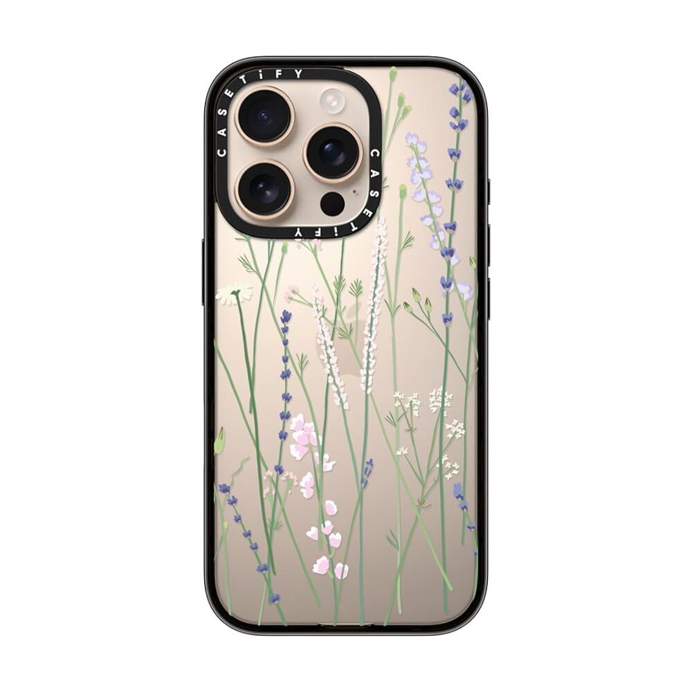 Casetify Compact Case For Iphone 16 Pro [Lightweight / 4 Ft. 2X Military Grade Drop Protection/Slim]   Gigi Garden Florals   Cle
