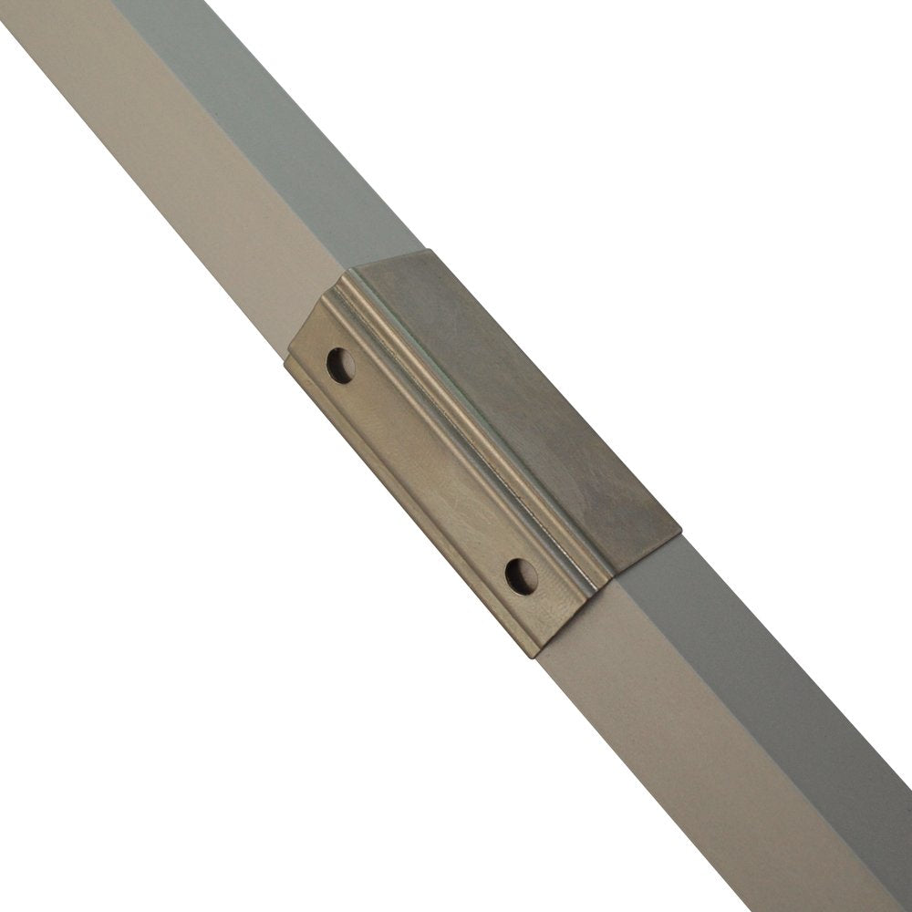 Hunhun 20 Pack V Shape LED Aluminum Channel Extension Connectors - Stainless Steel