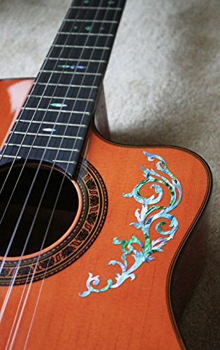 Jockomo Gothic Vine Mx Symmetrical Set Perfect For Guitars And Bass Pickguard Inlay Sticker