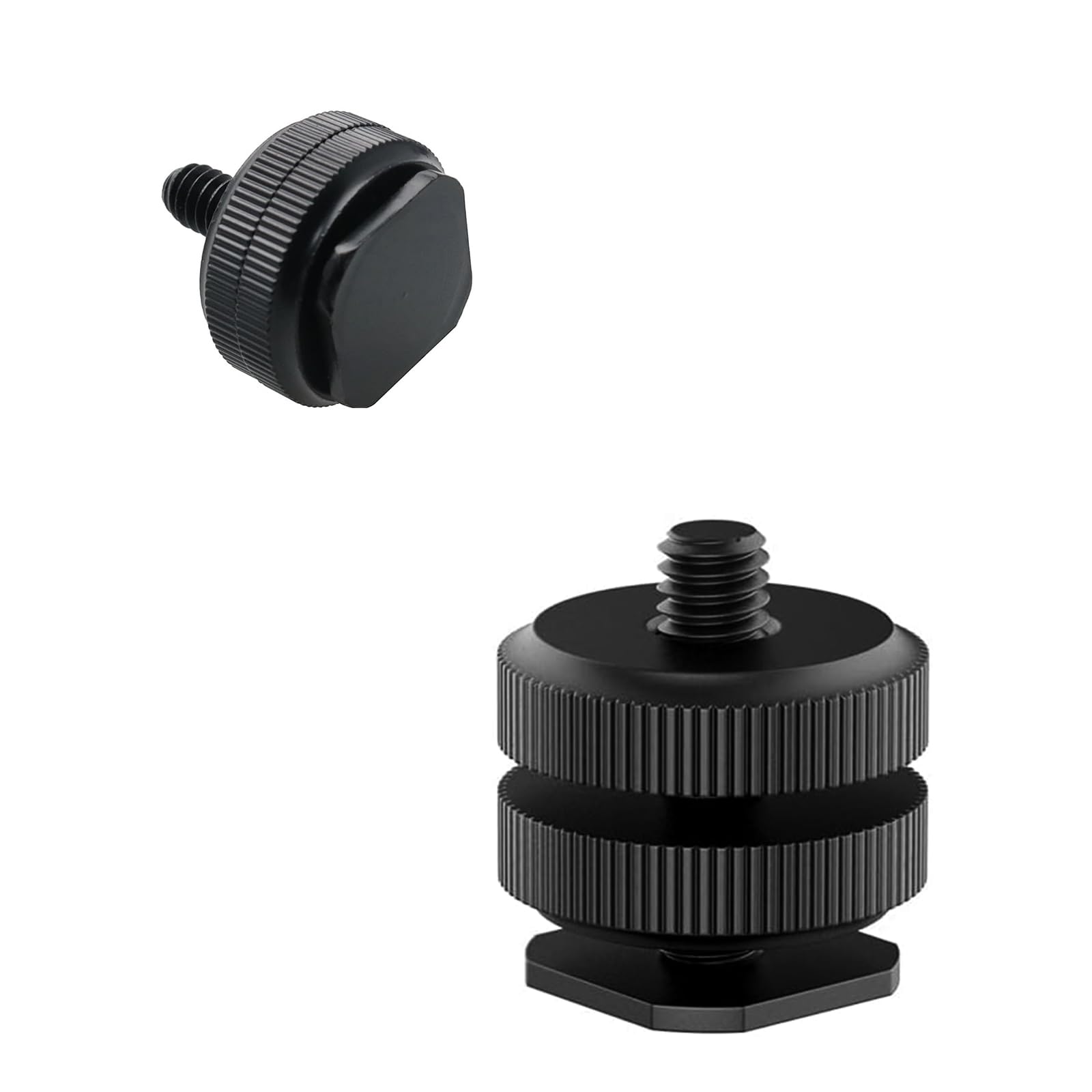 Camera Hot Shoe Mount(1 Pack) To 1/4'' 20 Tripod Screw Adapter Flash Shoe Mount For Dslr Camera Rig
